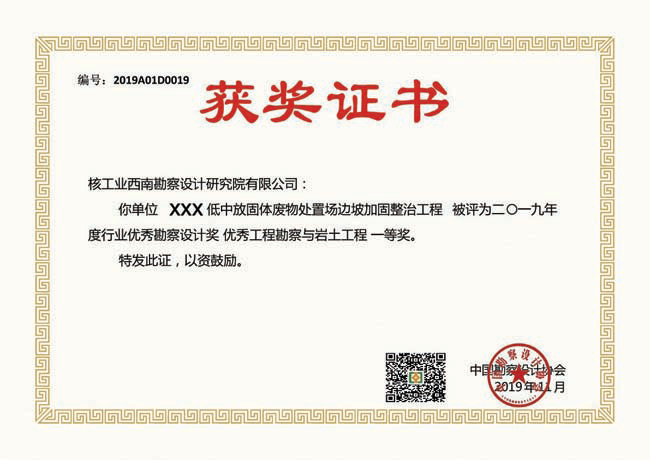 ×××低中放固體廢物處置...